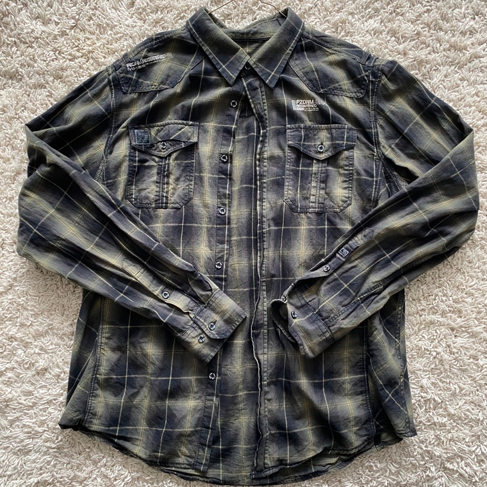 Vintage Point Zero Oversized Work Flannel